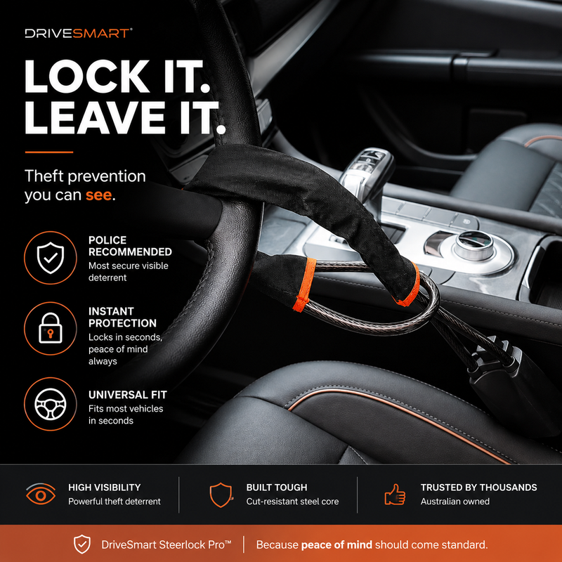 SteerLock Pro™ Steering Wheel Lock