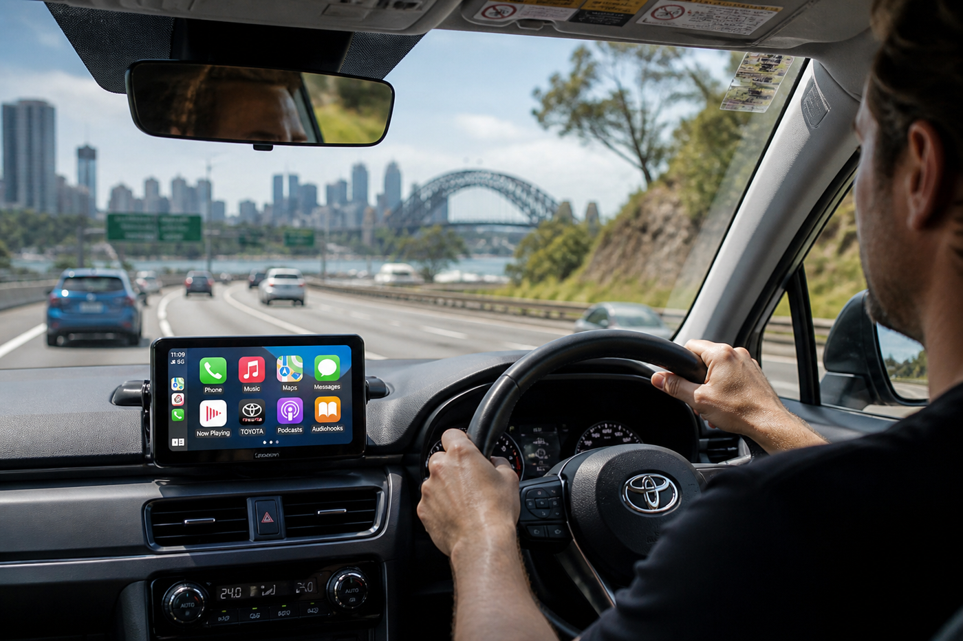STOP USING YOUR PHONE WHILE DRIVING.