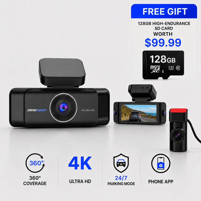 DriveSmart 360Guard™ 4K DashCam - Drive Smart
