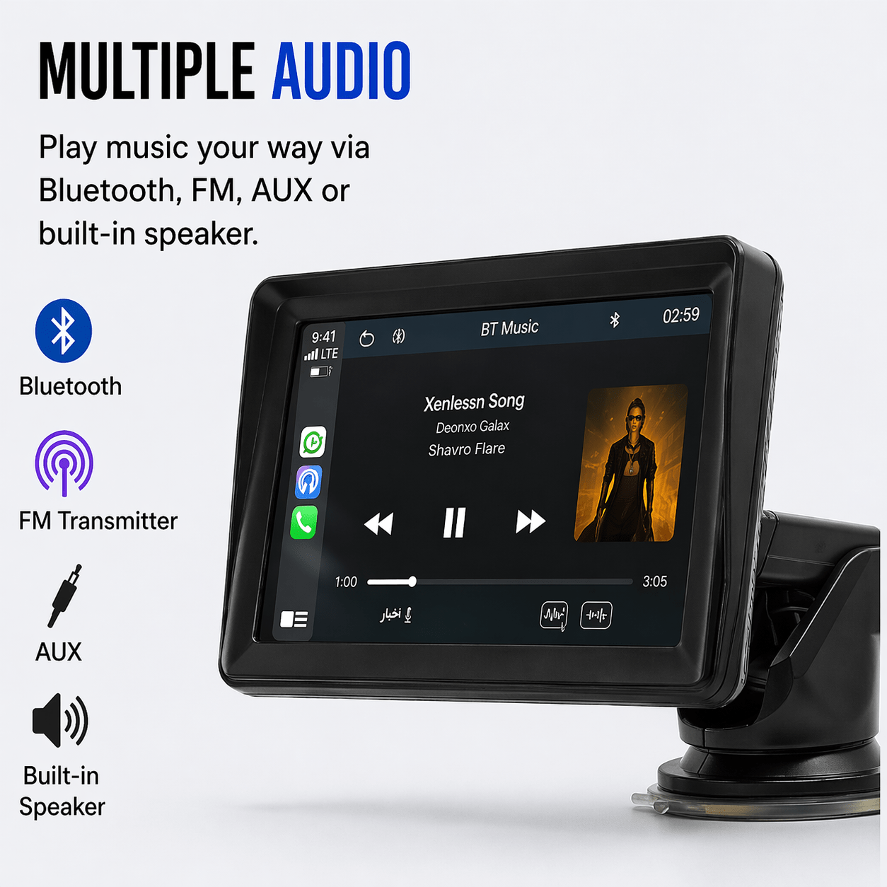 DriveSync™ Wireless CarPlay Display - Drive Smart