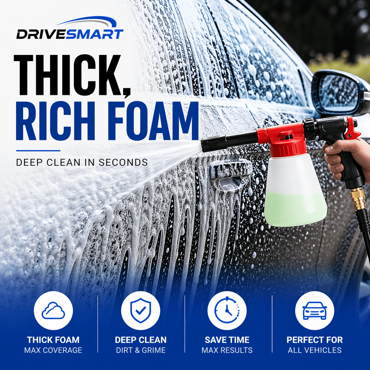 FoamJet™ Car Wash Foam Gun - Drive Smart