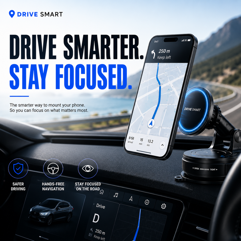GripLock™ Magnetic Phone Mount