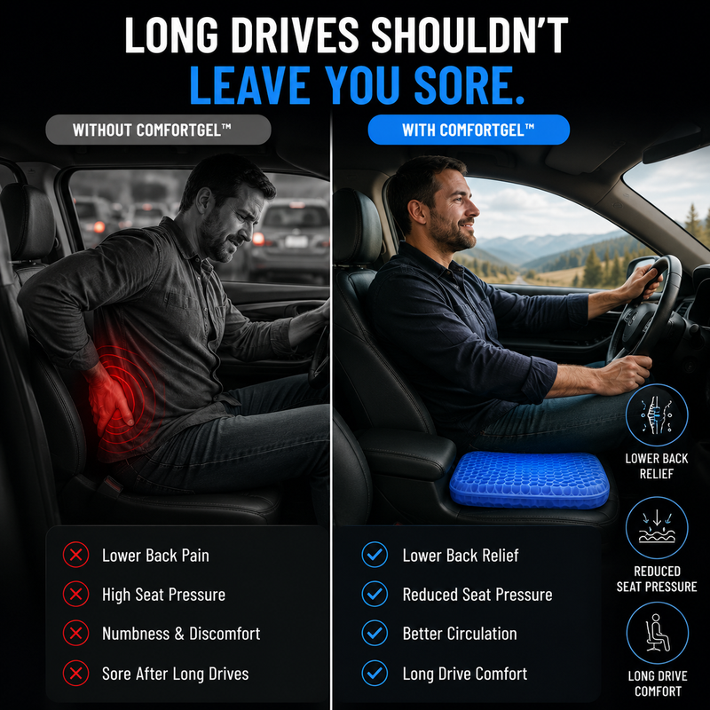 ComfortGel™ Driving Support Cushion