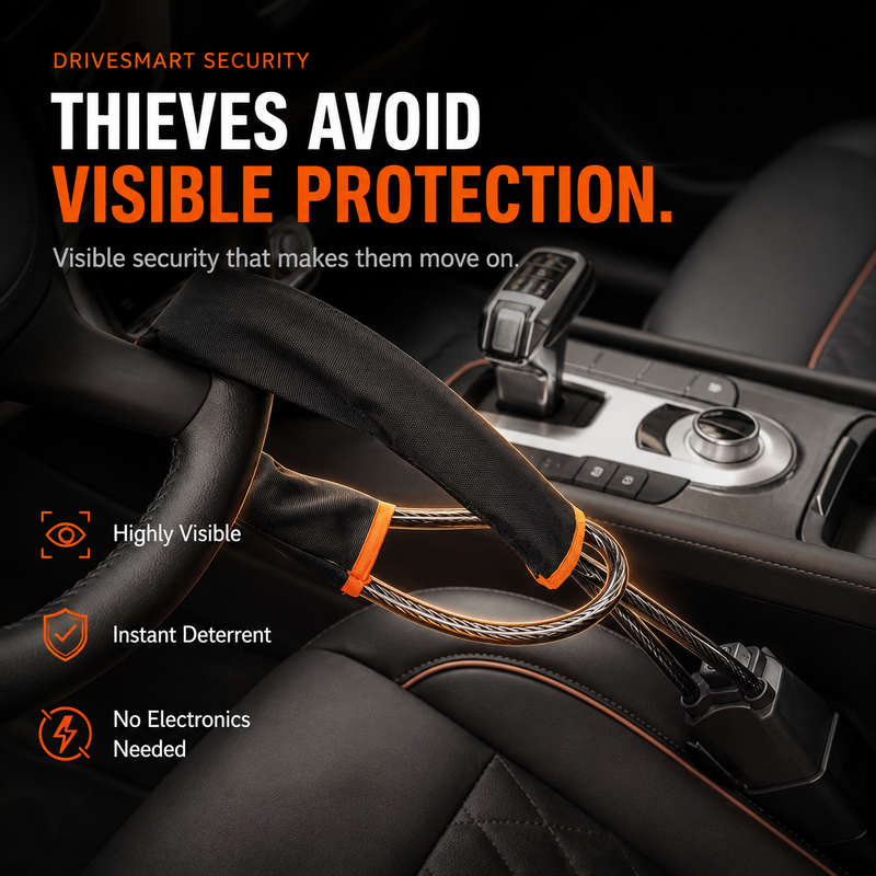 SteerLock Pro™ Steering Wheel Lock