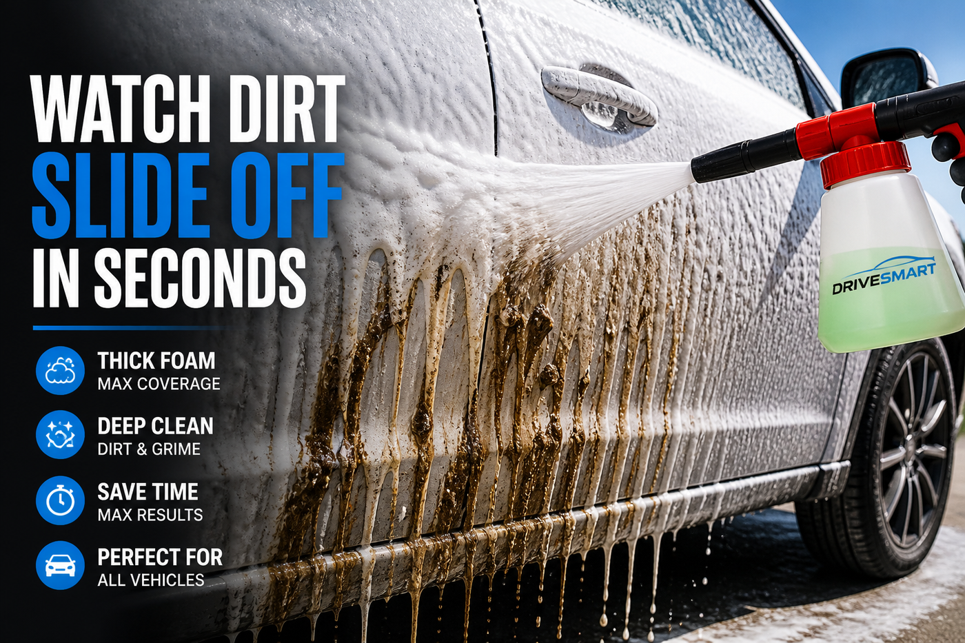 WATCH THE DIRT SLIDE OFF IN SECONDS