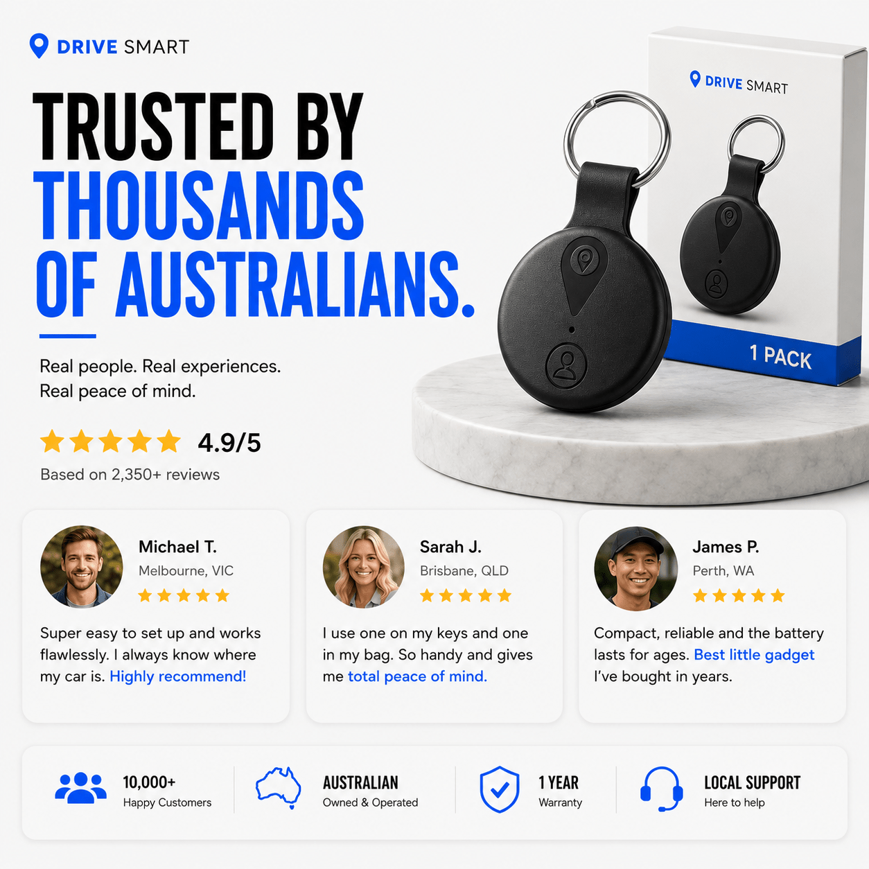 AutoTrack™ Magnetic GPS Trackers - Drive Smart