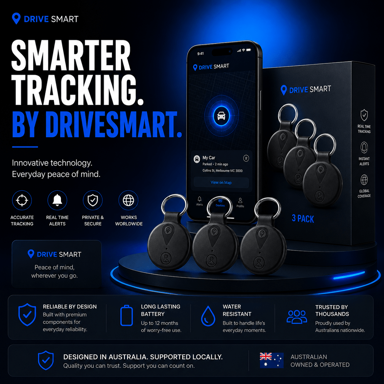 AutoTrack™ Magnetic GPS Trackers - Drive Smart
