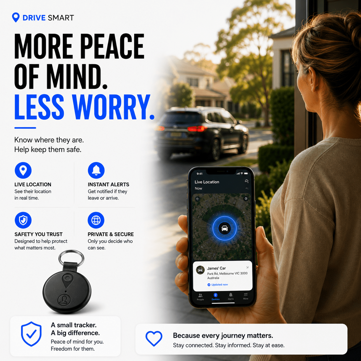 AutoTrack™ Magnetic GPS Trackers - Drive Smart