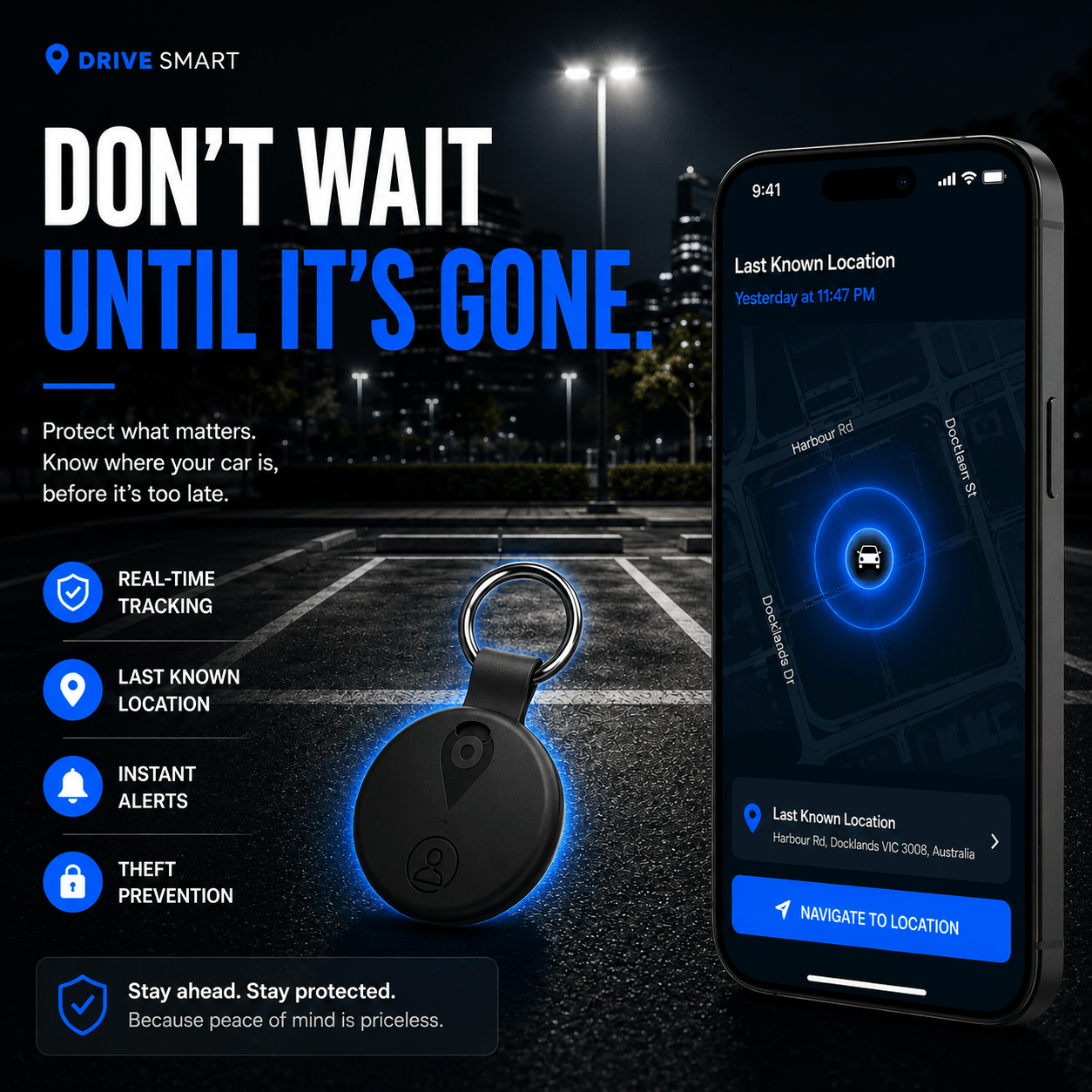 AutoTrack™ Magnetic GPS Trackers - Drive Smart
