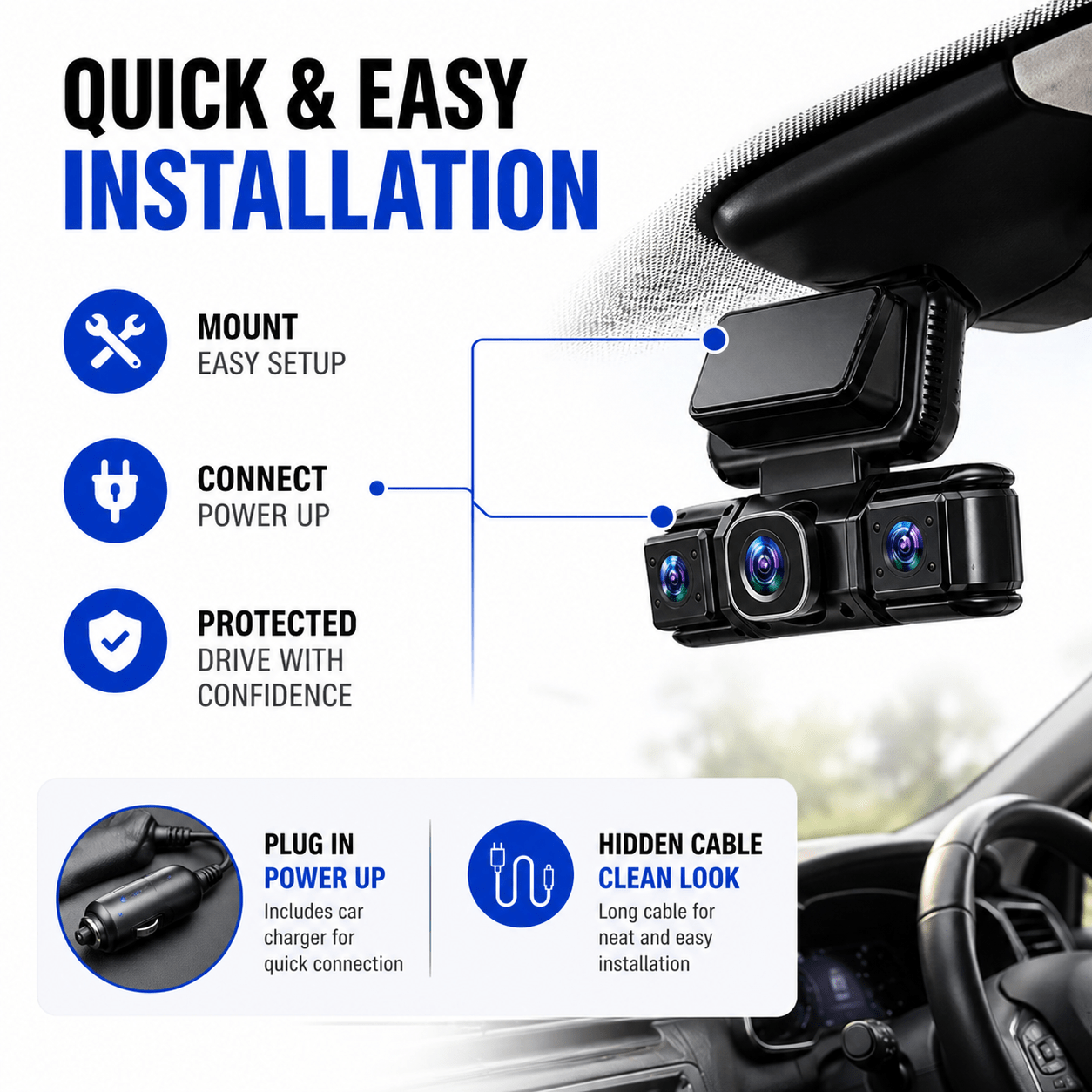 DriveSmart 360Guard™ Dashcam - Drive Smart