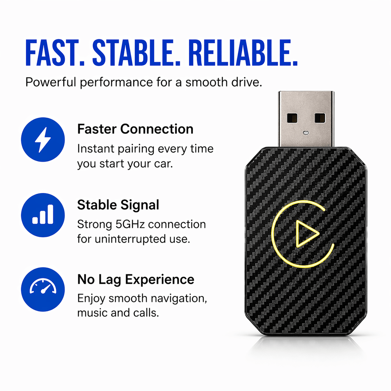 DriveSync™ Wireless CarPlay Adapter - Drive Smart