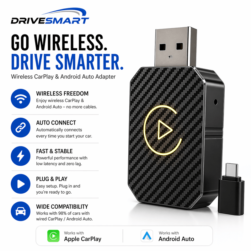 DriveSync™ Wireless CarPlay Adapter - Drive Smart