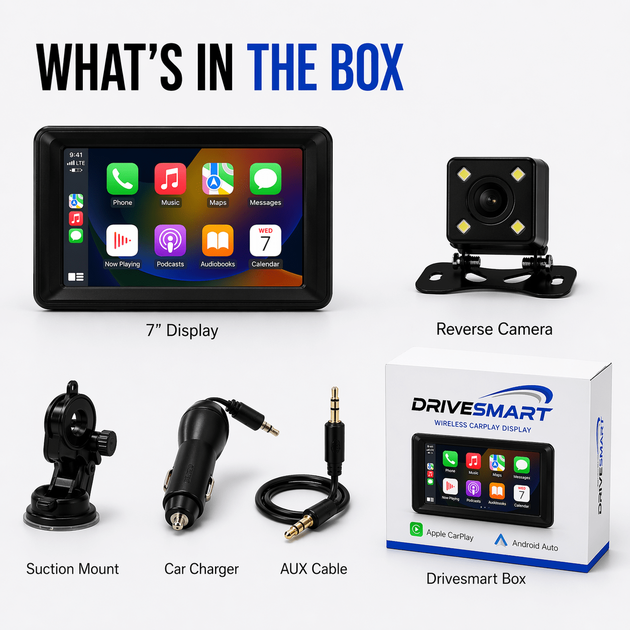 DriveSync™ Wireless CarPlay Display - Drive Smart