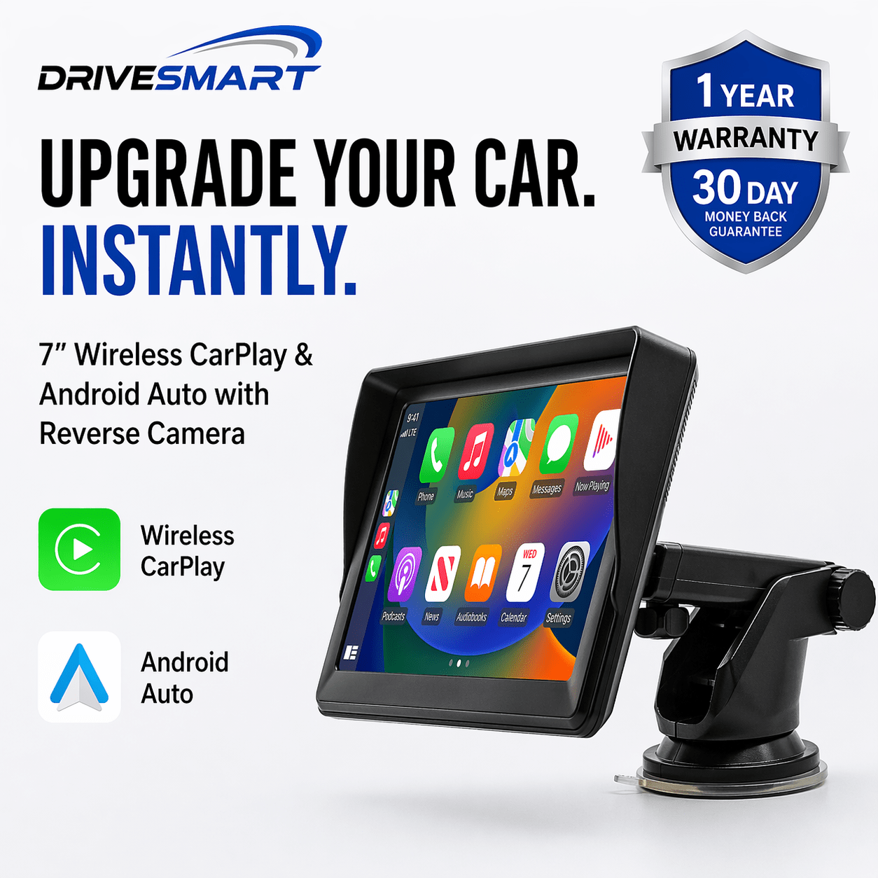 DriveSync™ Wireless CarPlay Display - Drive Smart