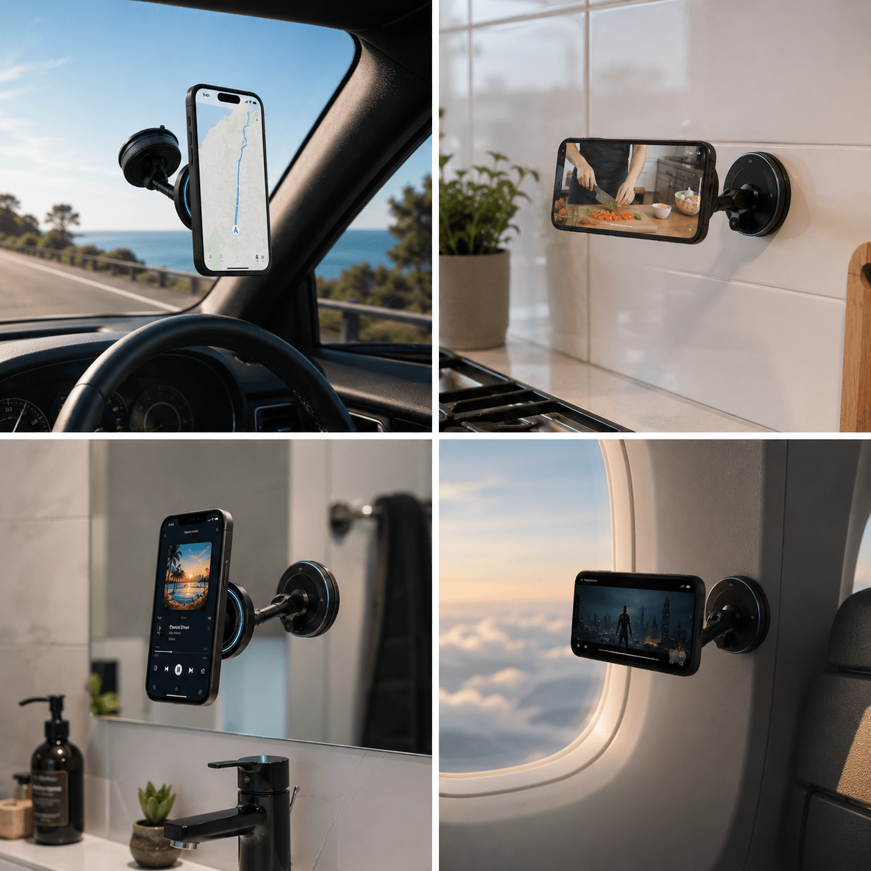 GripLock™ Magnetic Phone Mount - Drive Smart