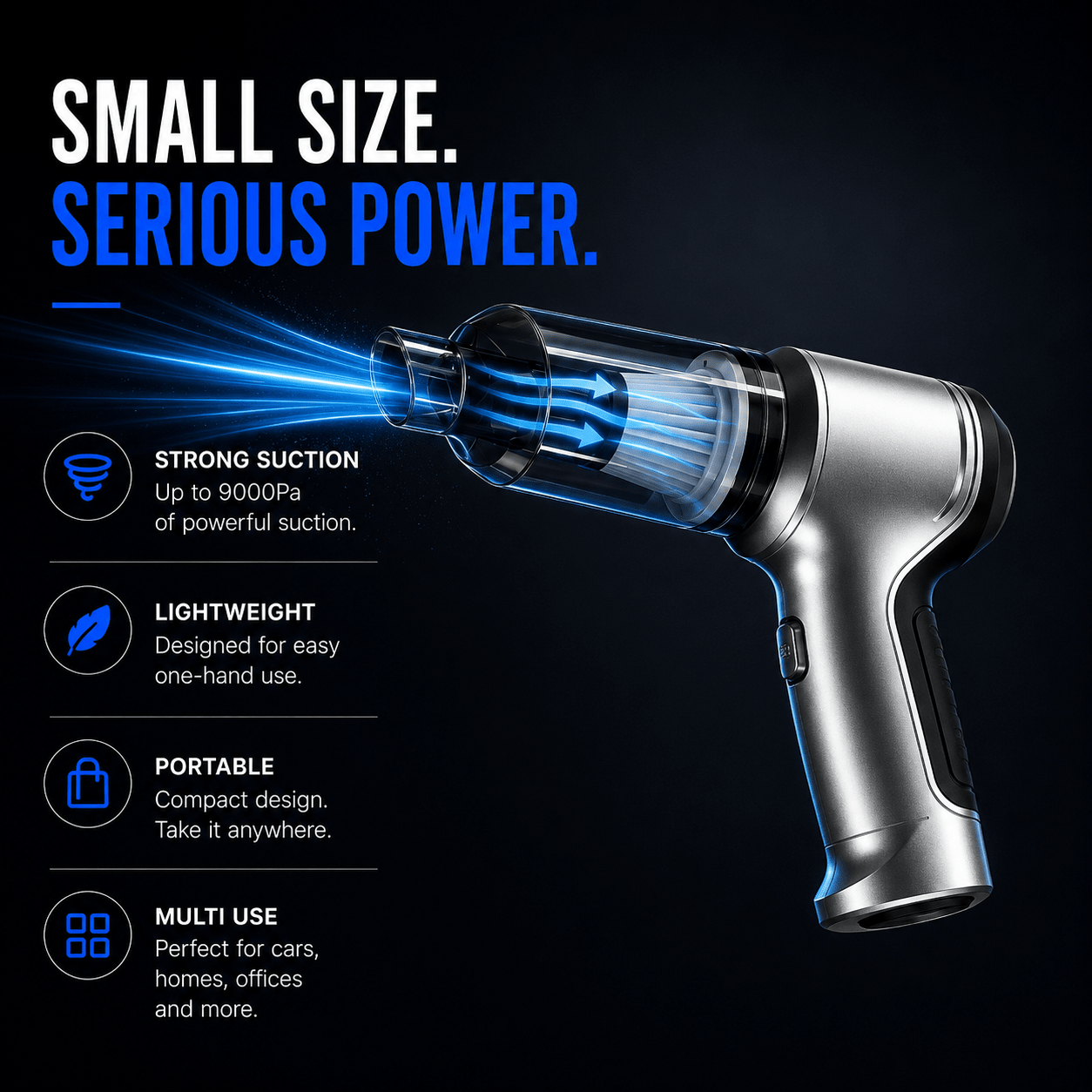PowerJet™ Handheld Car Cleaner - Drive Smart