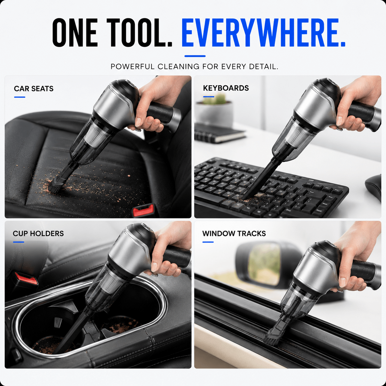 PowerJet™ Handheld Car Cleaner - Drive Smart