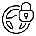 STOPS THE WHEEL FROM TURNING