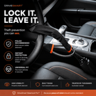 SteerLock Pro™ Steering Wheel Lock - Drive Smart